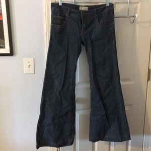 Super wide leg bell bottom trouser